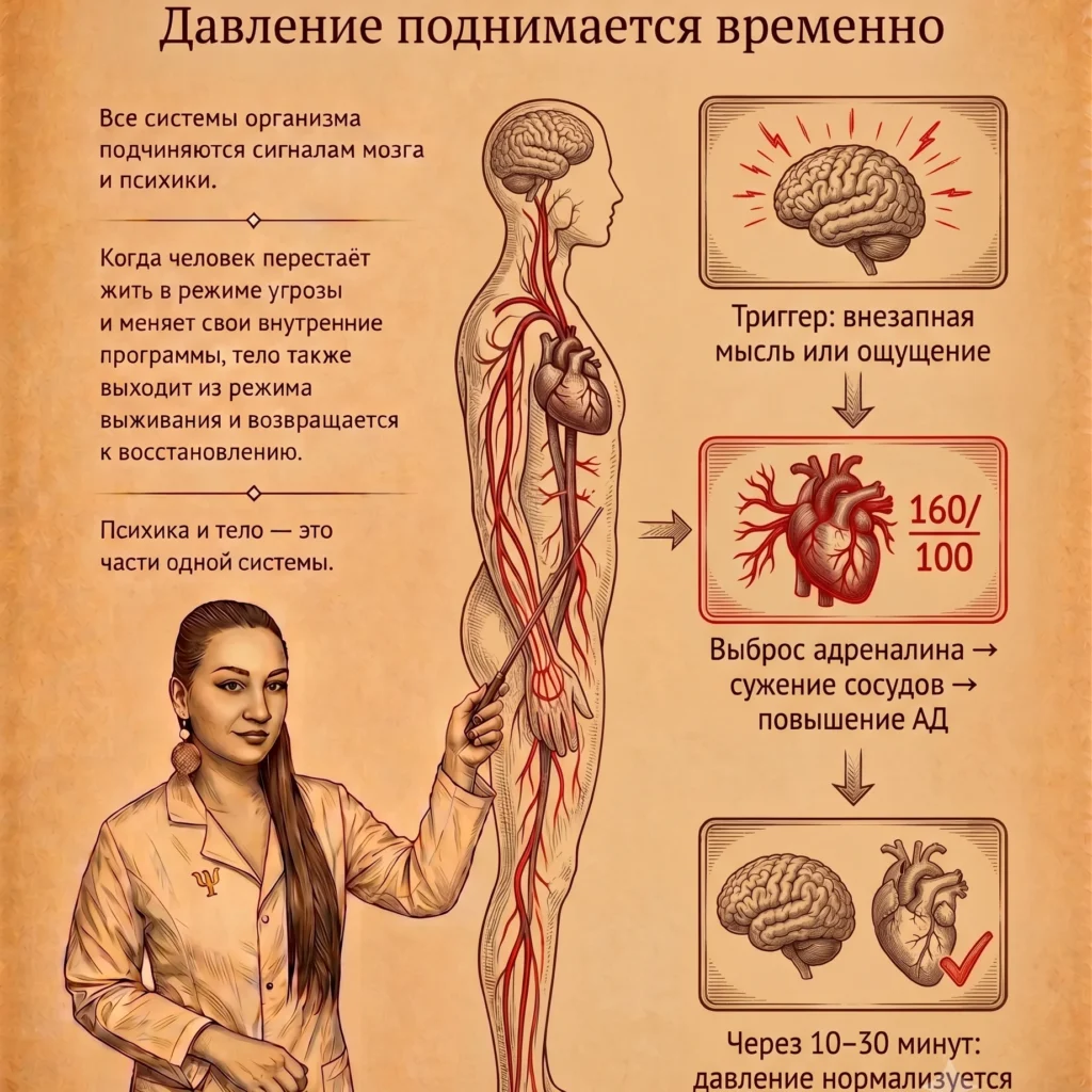 как поднимается давление при панических атаках Давление при панических атаках: механизм временного повышения и нормализации